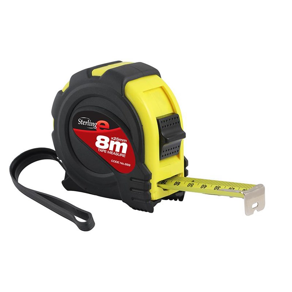 TAPE-TECH - TAPE MEASURE–8MX25MM METRIC